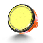 lampe camping rechargeable led aimantée portable noire orange blanche moderne compacte urgence camping