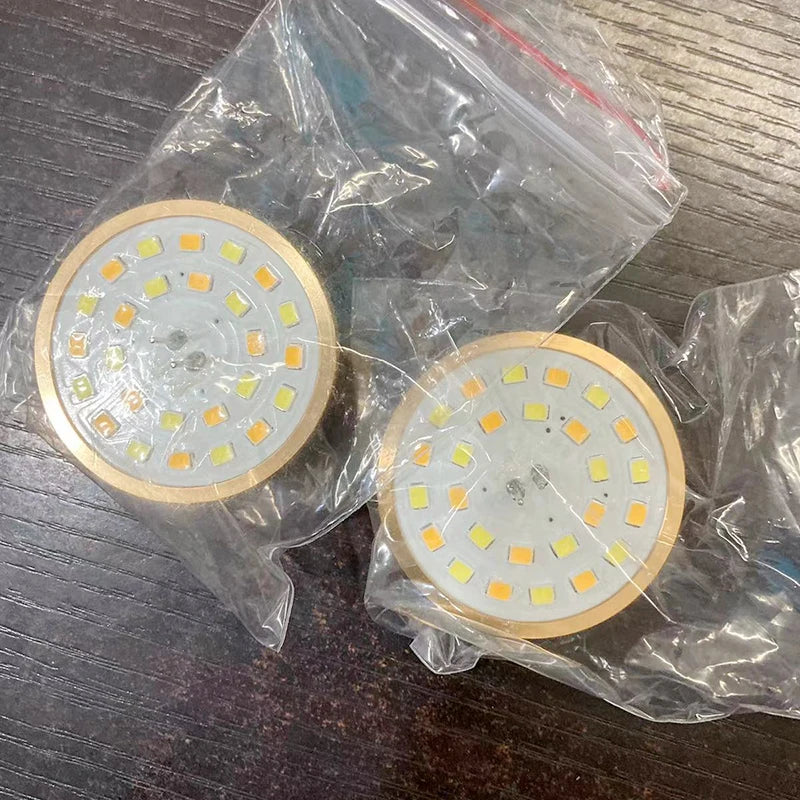 ampoules led dorées blances modernes 6w tricolore warm 2pcs 3pcs 5pcs