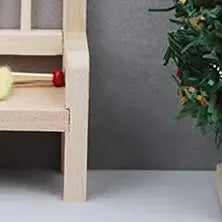 étagère bois naturelle classique moderne suspendue maison poupée rangement décorative