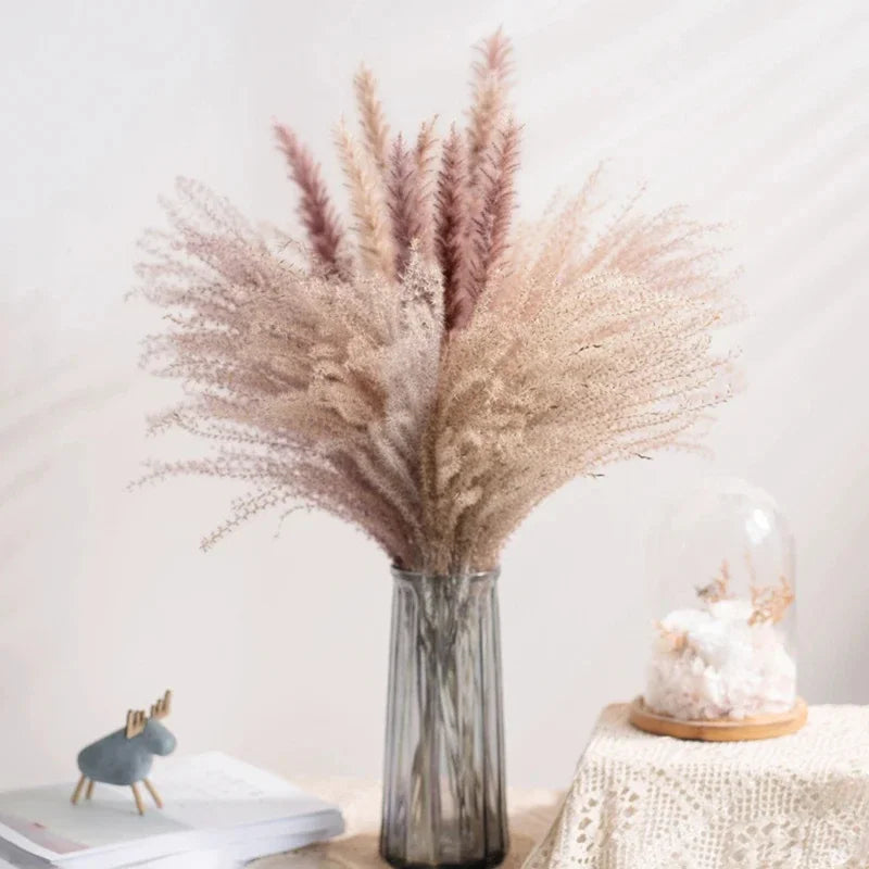 fleurs séchées naturelles rose pâle décoration maison anniversaire mariage rustic