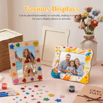 kits cadres photo peindre texturés strass décoration créative artisanale enfants