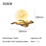 lampe murale moderne marbre blanc doré éclairage maison branchée led 3000k 4000k 6000k