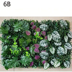 plantes artificielles herbe verte feuilles diverses fleurs naturelles decoration murale intérieur extérieur halloween patio