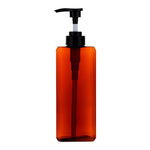 flacons savon liquide pompe contemporains blanc orange bleu gris opaques salle bain