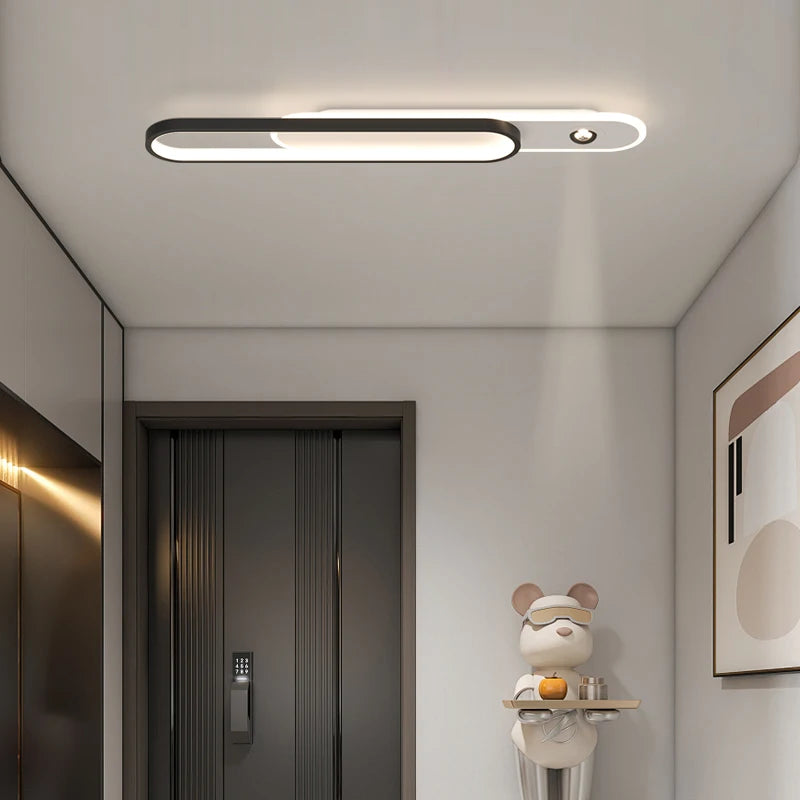 lampe led moderne blanche rectangulaire sans télécommande fixée aluminium opaquet