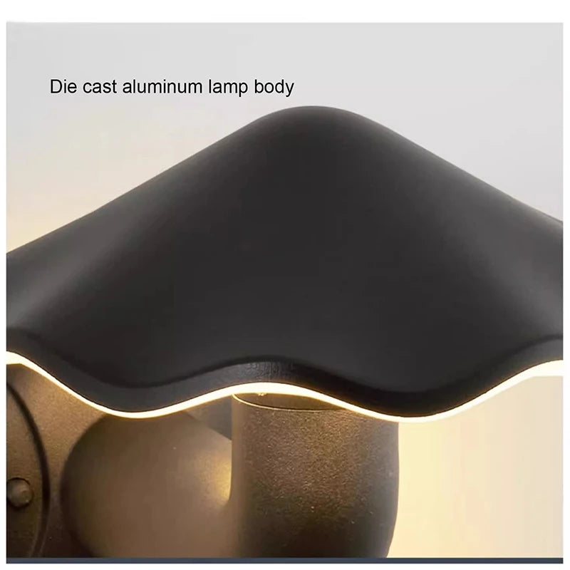 Design rétro d'applique extérieure avec éclairage chaleureux