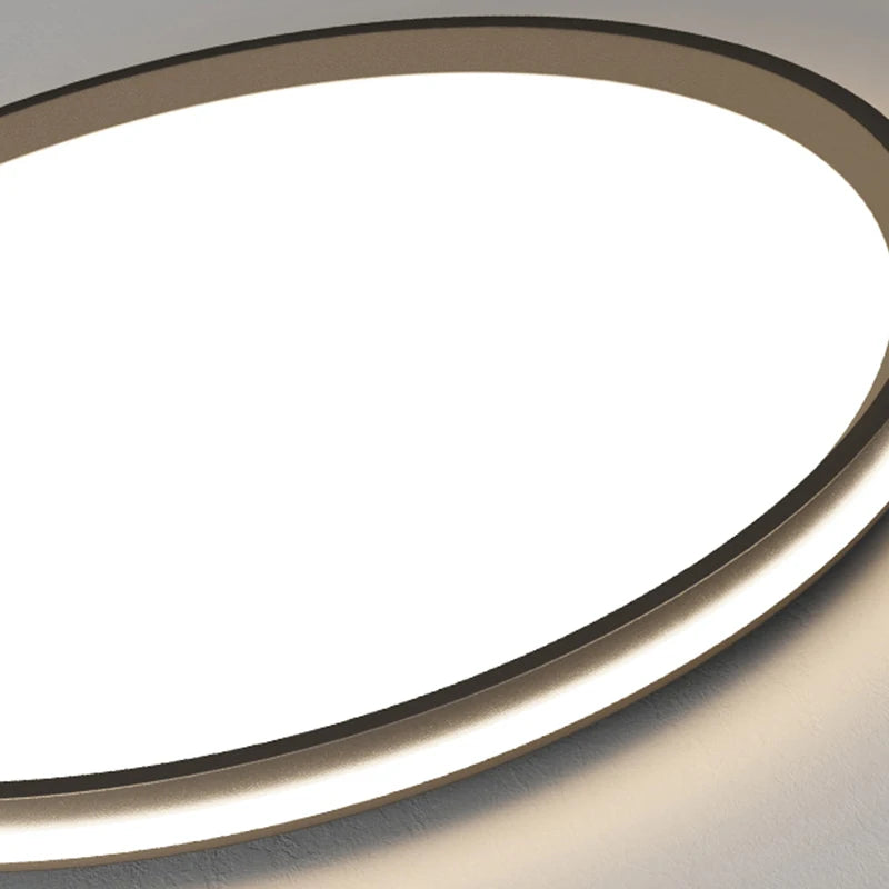 plafonnier led moderne blanc beige rond flux lumineux variable toucher interrupteur monté surface