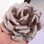 fleurs artificielles modernes soie bleu rose violet blanc décoration maison anniversaire baby showerextérieur