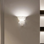 lampe murale moderne marbre blanc texture marbrée éclairage led deco fixée mur applicable cuisine