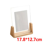 porte photo transparent moderne bois clair documents photos mariage minimaliste