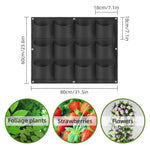 sacs culture plantes mur vert moderne 50x100cm 49 poches