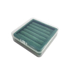 boîtes bijoux velours transparent violet bleu marine vert rouge contemporaines