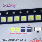 LED haute puissance 1.5W blanc froid ruban soudé jaune noir gris technique