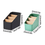 organisateur compartiments rangement moderne noir blanc minimaliste télécommandes smartphonesstylos lunettes