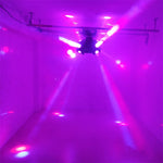 projecteur laser noir moderne effet lumière colorée scène dj autonome flux lumineux