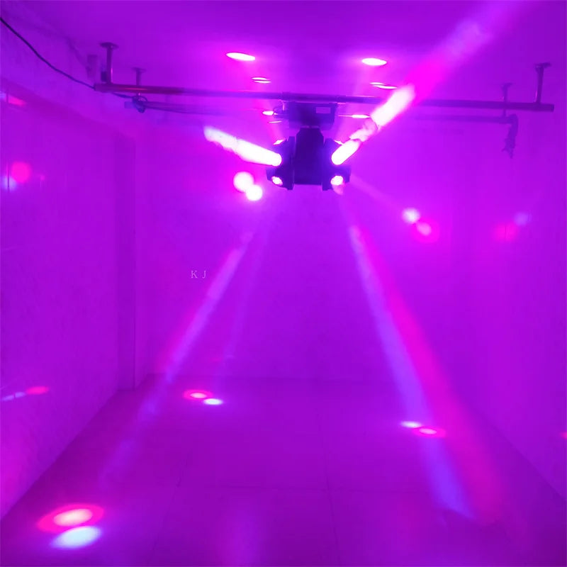 projecteur laser noir moderne effet lumière colorée scène dj autonome flux lumineux