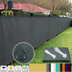 rideau balcon gris foncé moderne opacité 50cm large 2m longueur