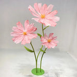 fleurs artificielles papier grandes marguerites décoration mariage anniversaire événements transparentes moderne minimaliste