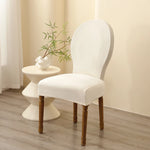 housse chaise moderne velours beige uni protection fauteuil mariage banquethôtel opaque