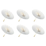 parapluie traditionnel blanc sans motif opacité vintage poignée bois résistant soleil