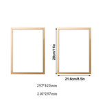 cadre photo magnétique moderne noir doré argenté bois naturel minimaliste transparent maison