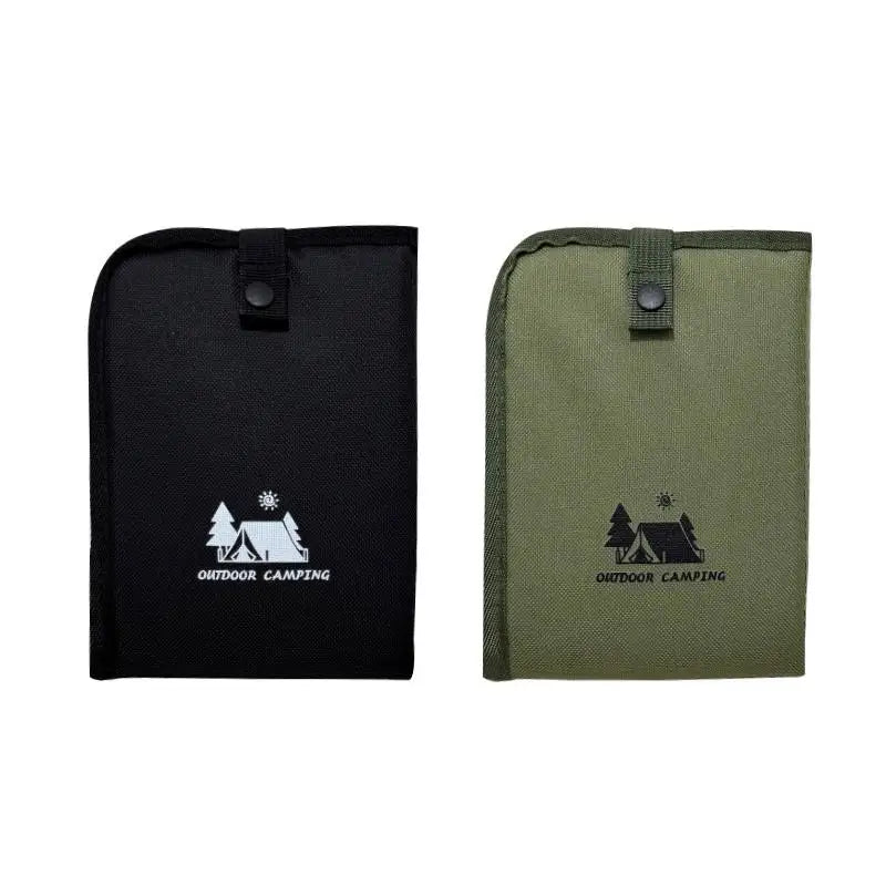coussin pliable extérieur toile oxford 600d imperméable beige noir vert pratique léger résistant boucle
