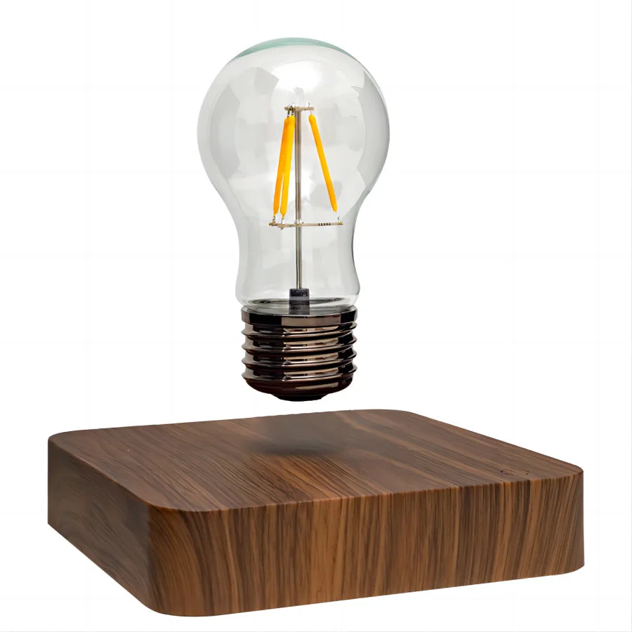 lampe led moderne minimaliste transparente verre base bois interrupteur tactile veilleuse deco