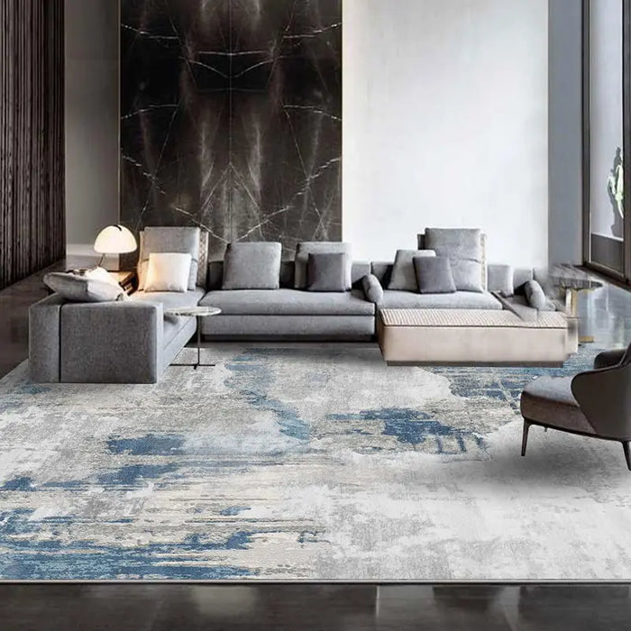 Tapis géométrique moderne pour salon avec motifs élégants