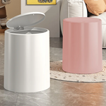 poubelle salle bain anti odeur pédale rose blanche moderne minimaliste plastique respectueux environnement