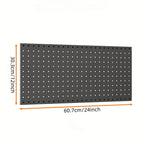 panneau rangement perforé gris moderne clips couteaux pinceaux clés bobines ciseaux porte clés porte