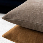 lot housses coussin carrées texture lin moderne garnissage intérieur blanc