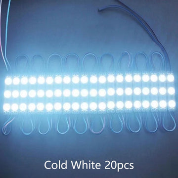modules led blanc modernes étanches ip67 12v carrés lisses opaques 20 pièces