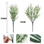 plantes artificielles feuilles pointues vert clair violet modernes extérieures intérieures décoration exposition 10 pièces