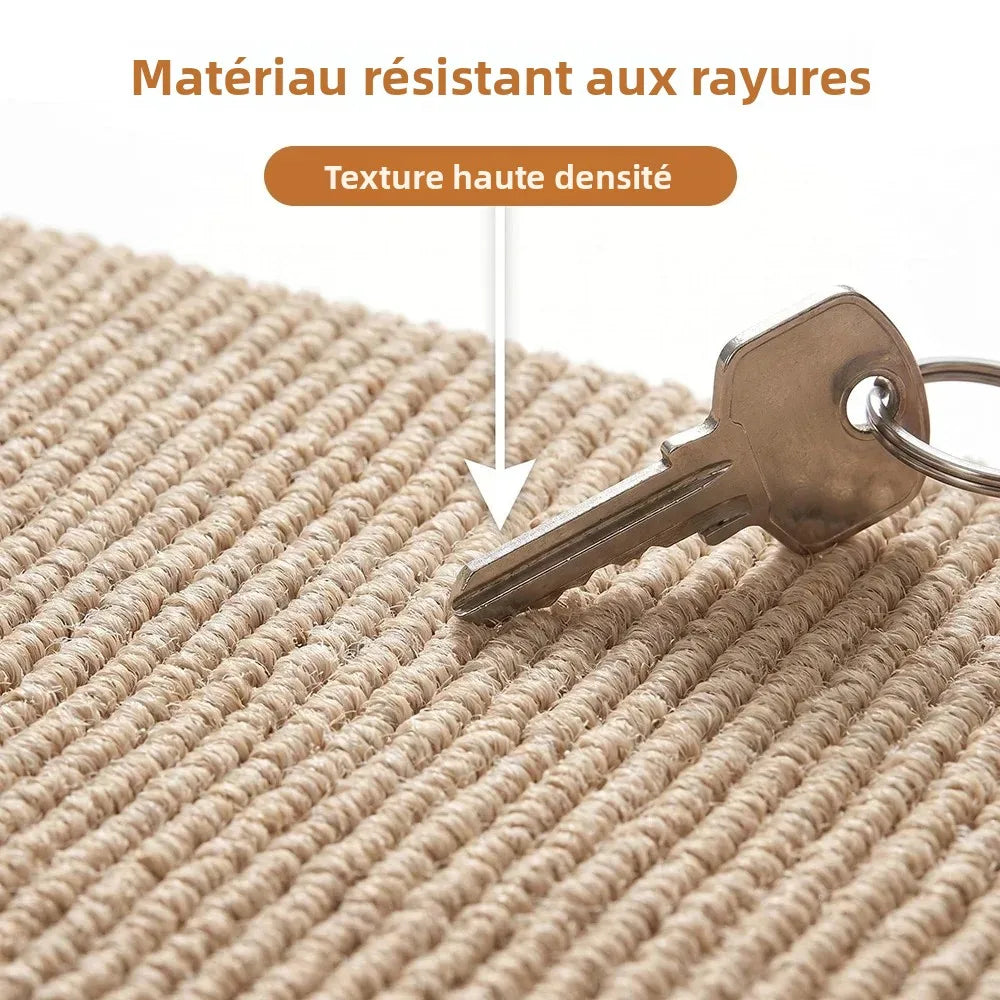 protection anti rayures auto adhésive tapis anti griffures sisal synthétique meubles canapés portes modernes