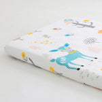 drap bébé 100% coton couleurs animaux motifs géométriques simple illustration four seasons unisexe