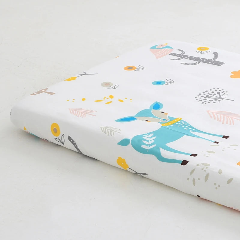 drap bébé 100% coton couleurs animaux motifs géométriques simple illustration four seasons unisexe