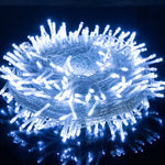 guirlande lumineuse led 100m 800 led blanc chaud moderne décoration noël extérieure fête nouvelle