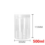 boîtes plastique transparentes qualité alimentaire 250ml 1000ml moderne rangement cuisine