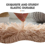 ensemble tapis salle bain pièces beige clair peluche douce antidérapant moderne absorbant