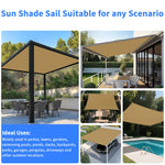 voile soleil beige uni moderne résistante l'eau 2m 2m 2m 3m 3m 3m 4m