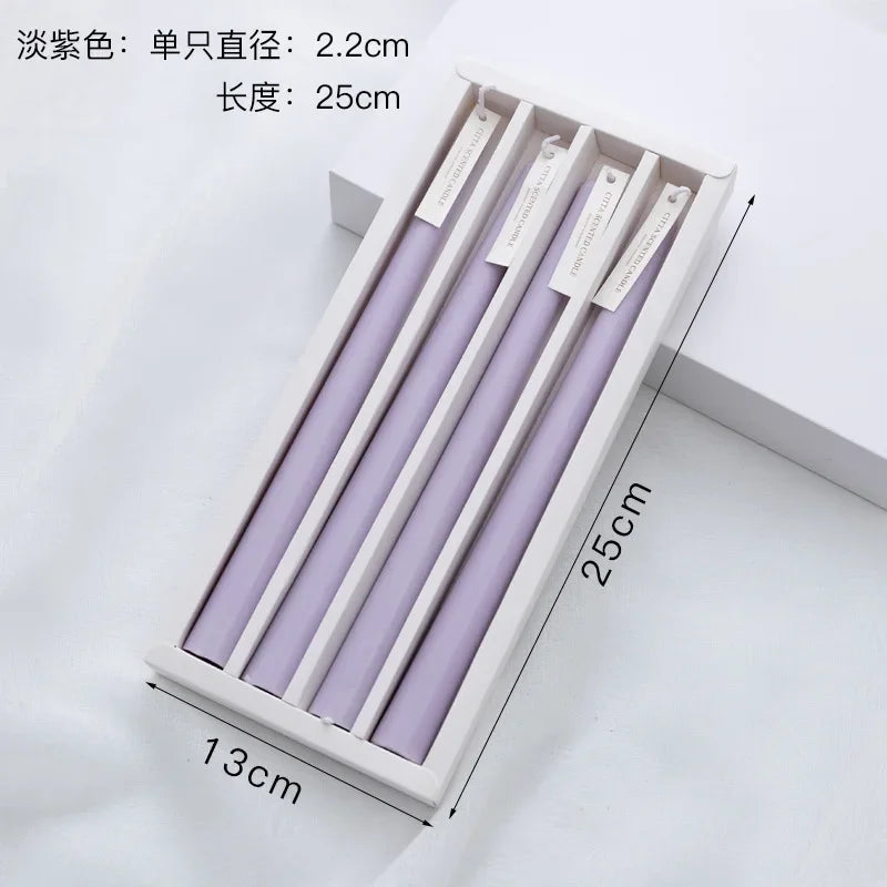 support bougie transparent moderne raisonné injection molding gradient couleur décoration ambiance