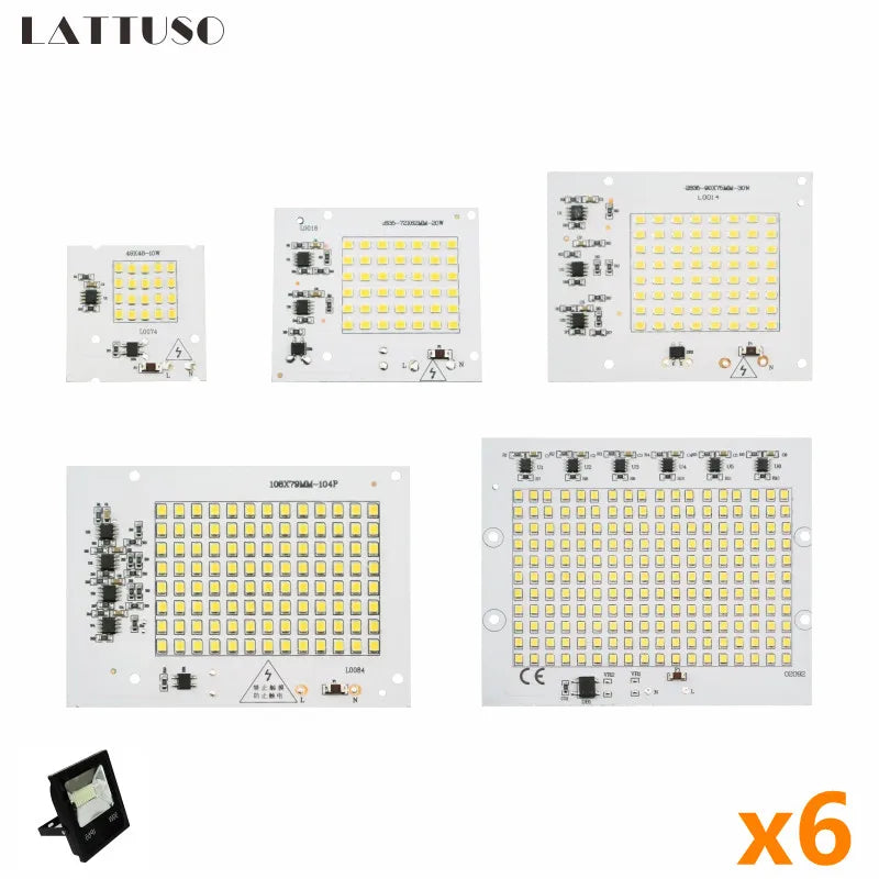 plaque led 10w 20w 30w 50w 100w blanc moderne diodes connecteurs