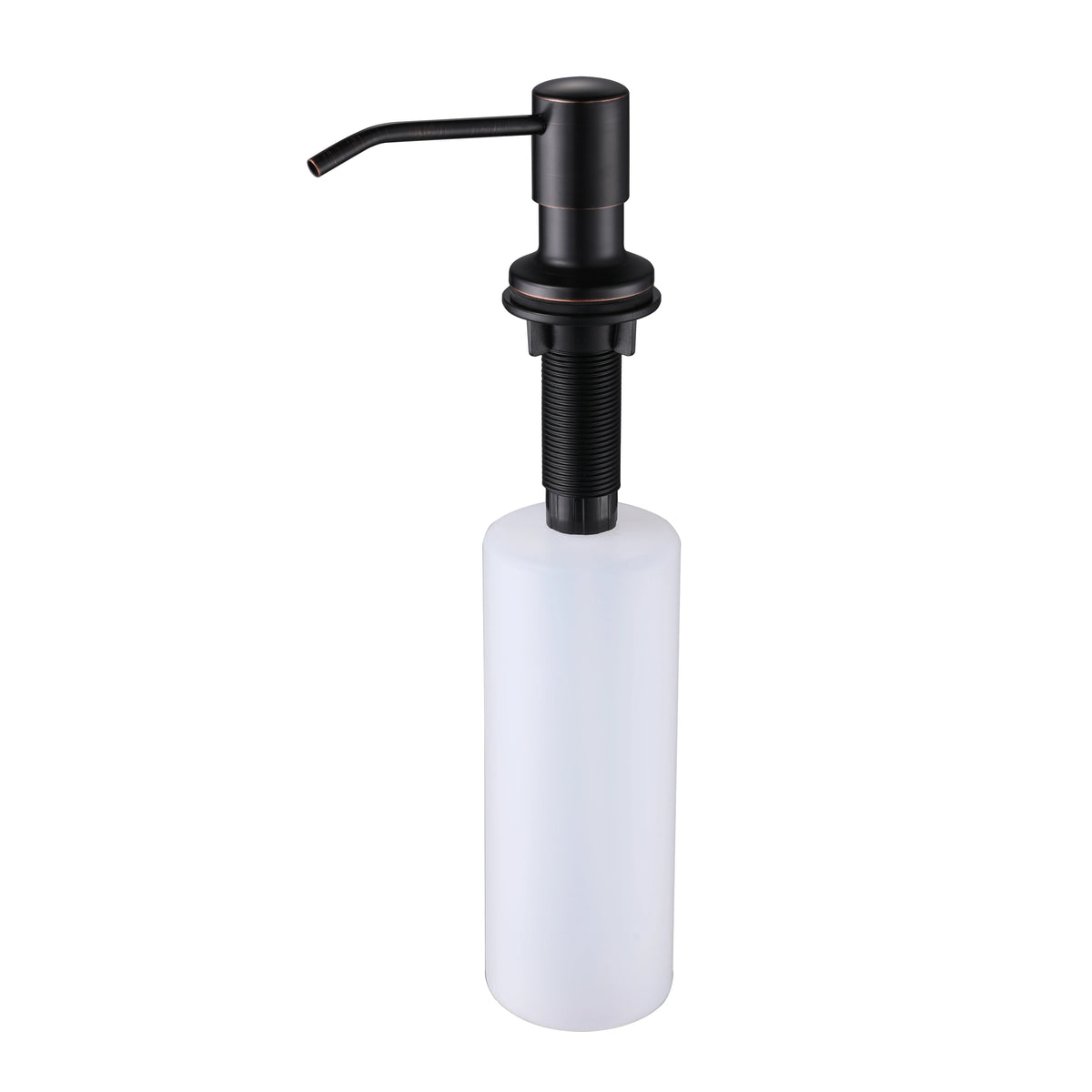 distributeur savon liquide main acier inoxydable bouteille pe 500ml rotatif bronze chrome moderne cuisine