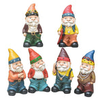 statues lutins texturées résine orange bleu vert marron blanc classique jardinageintérieurextérieur