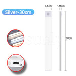 lampe led rechargeable adhésive 30cm 40cm 50cm blanc moderne veilleuse cuisine armoire