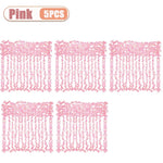 guirlande fleurs artificielles rose clair decoration murale exterieure maison romantique 180cm fête anniversaire
