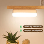 lampe led rechargeable usb aimantée veilleuse moderne blanc atmosphère rectangle chambre cuisine armoire placard