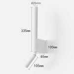 lampe murale moderne minimaliste réglable blanc noir contemporaine fixée mur led