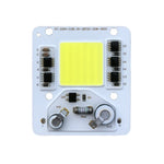 projecteur led module 50w blanc 6500k matériau électronique vis fixation 58x50mm