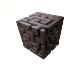 décoration murale 3d illusion optique adhésif cube géométrique maze gris blanc moderne